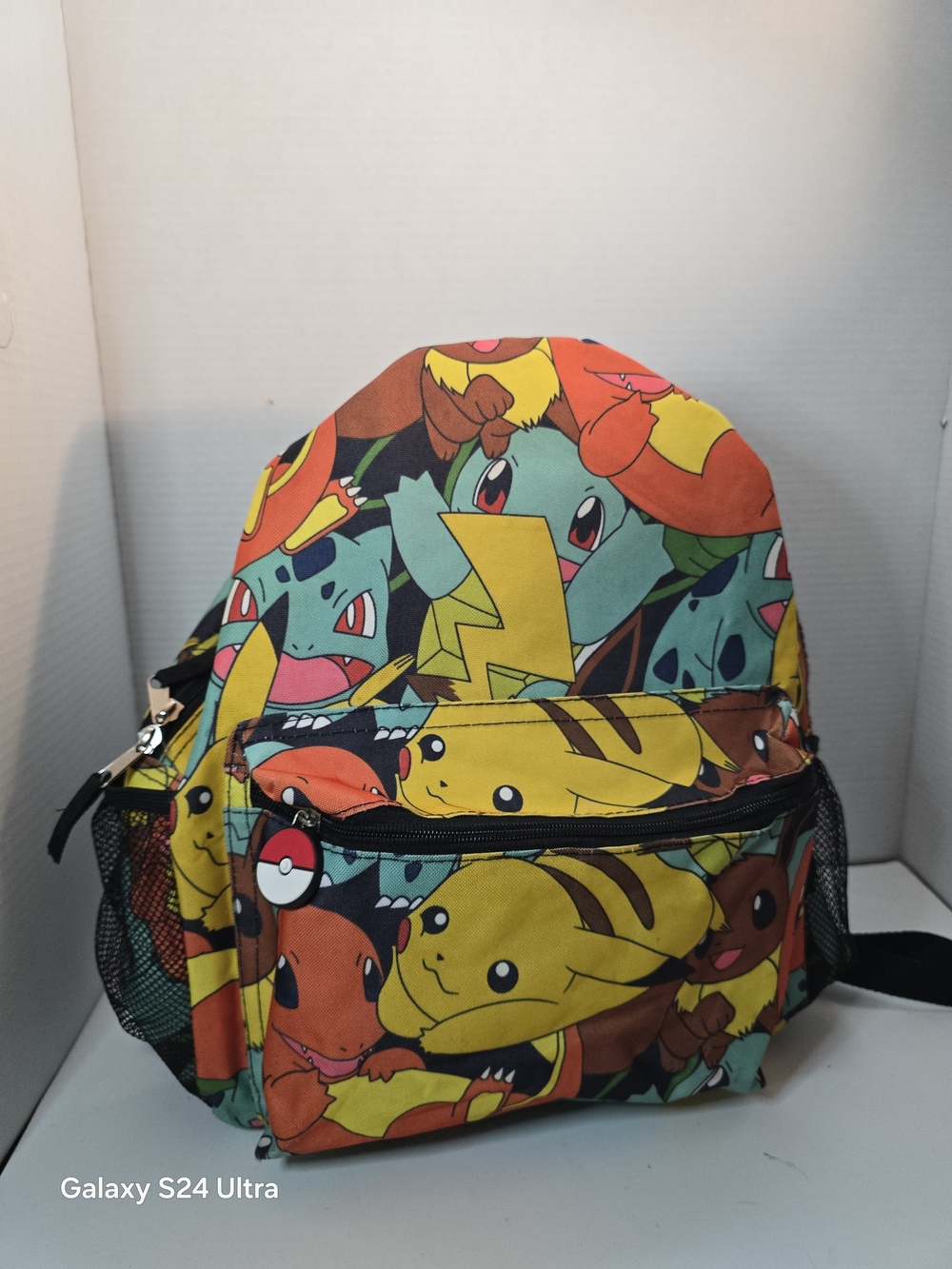 Pokemon Characters Boys School Backpack Book Bag 16" Large